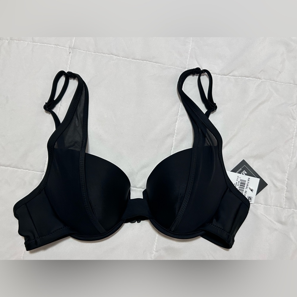 Bar III Black Convertible Strapless Push-Up Bra